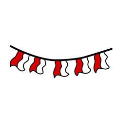 garuda sillouette, vector ribbon set © muhammadinsan