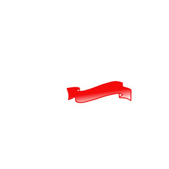 garuda sillouette, vector ribbon set © muhammadinsan