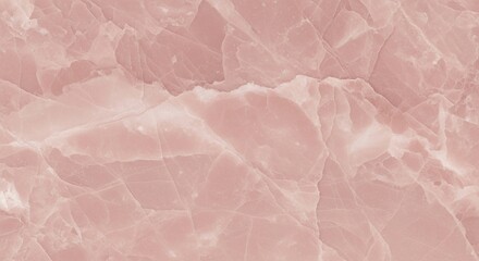 Fototapeta premium Close-up view of a polished pink marble surface with intricate white veining, showcasing a natural, elegant texture.