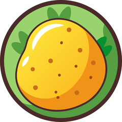 National Potato Day vector icon 