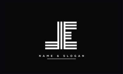 LE, EL, L, E Abstract Letters Logo Monogram