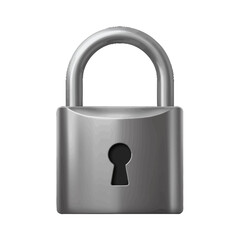 Secure padlock emphasizes privacy and protection, ideal for security system or data safety concepts