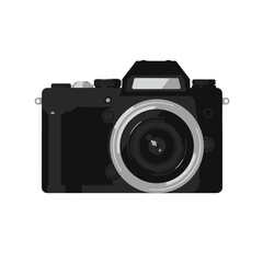 Capture stunning images with this modern camera, perfect for photographers and creative projects