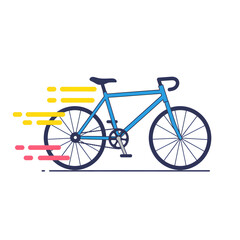 Fototapeta premium bicycle on white background