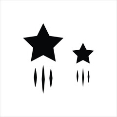 Stars Icons. Simple Solid Vector Illustration