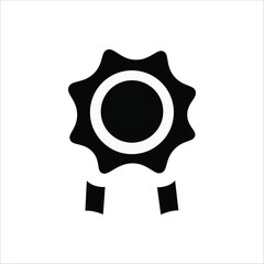 Badge Icons. Simple Solid Vector Illustration