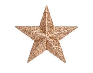 golden star christmas decoration