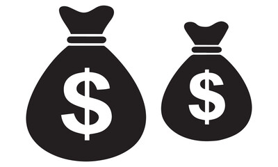 Money Icons and Currency Graphics – Download High-Quality Dollar Symbols, Cash Bags, and Finance Illustrations

