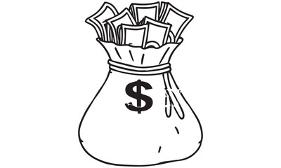 Money Icons and Currency Graphics – Download High-Quality Dollar Symbols, Cash Bags, and Finance Illustrations

