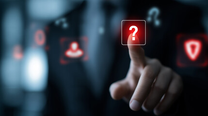 Corporate Attire Hacker Representing Insider Threat, Cyber Attack Risks from Within and Security Breach by Malicious Business-Like Cybercriminal