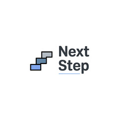 Fototapeta premium Next Step Progress Icon