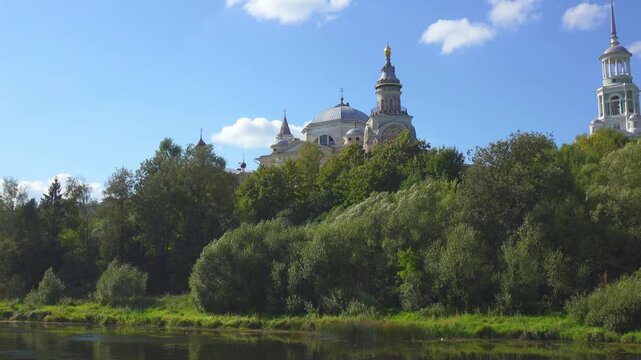 Novotorzhsky Borisoglebsky Monastery is a monastery of the Tver diocese of the Russian Orthodox Church, located in the city of Torzhok, Tver Region.