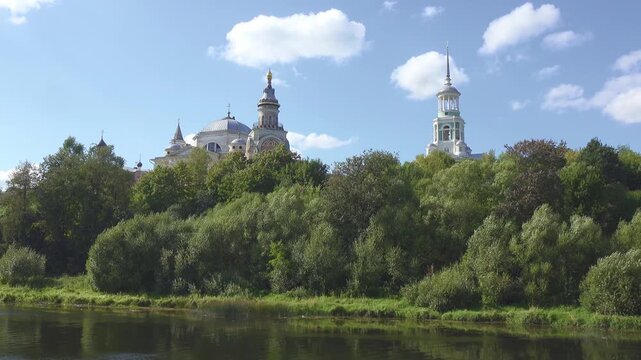 Novotorzhsky Borisoglebsky Monastery is a monastery of the Tver diocese of the Russian Orthodox Church, located in the city of Torzhok, Tver Region.
