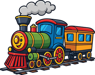 Cartoon Train Vector