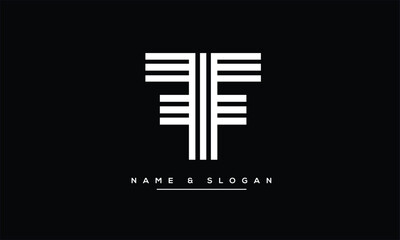 FF, FF Abstract Letters Logo Monogram