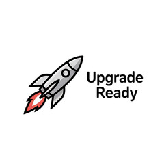 Upgrade Ready Rocket Launch Icon