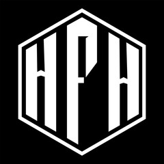 HFH letter design. HFH letter technology logo design. HFH Monogram logo design for an entrepreneur and business.