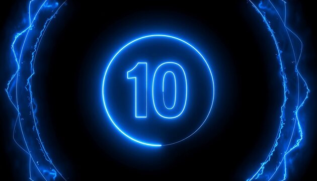 Neon countdown timer