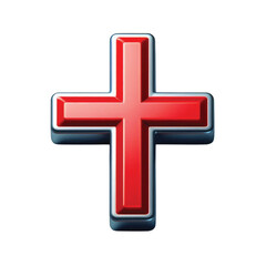 Fototapeta premium red Cross for christian