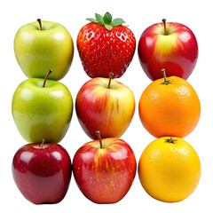set of apples