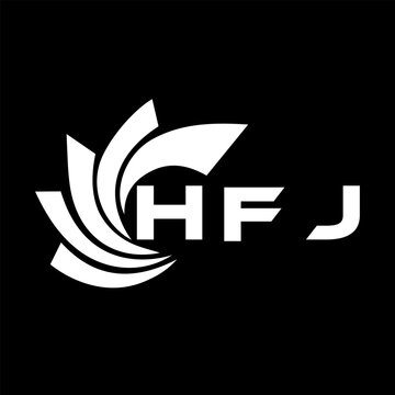 HFJ letter design. HFJ letter technology logo design. HFJ Monogram logo design for an entrepreneur and business.