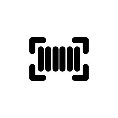 Barcode Symbol Icon for App Interface