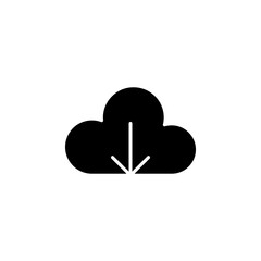 Cloud Download Icon for Data Access