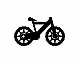 Fototapeta premium creative details Outline Bicycle Icon vector illustration
