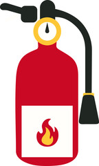 Fire Extinguishers Illustration