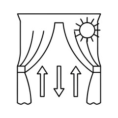Curtains for Heat Control with Arrows Energy Efficiency and Home Climate Design