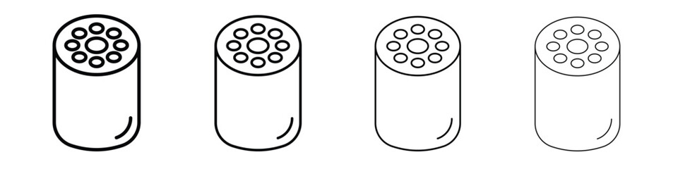 Oil filter icon illustration sign collection. vector symbol or logo.
