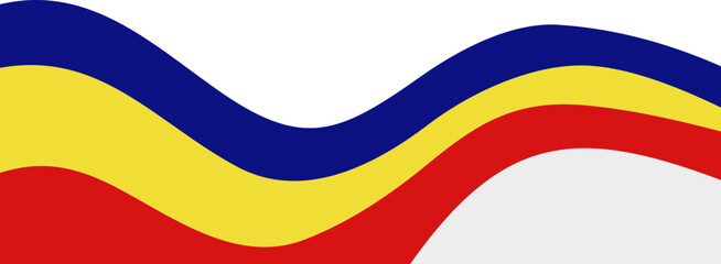  Retro Rainbow Wave Corner