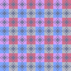 Fototapeta premium seamless pattern with pink flowers