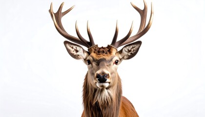Close-up of a stag's head