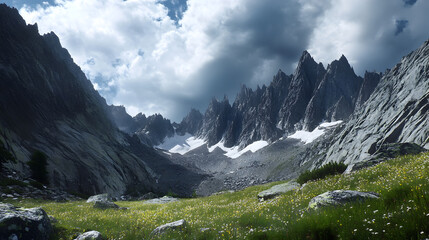 Summer Pyrenees With Towering Anvil Clouds E9C45A7D
