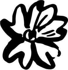 vector illustration of an illustration of a flower