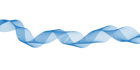 Abstract blue and white background Abstract wave lines for banner, wallpaper background. Abstract background with business lines white background vector illustration.	