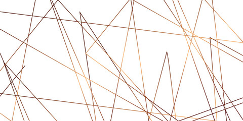 Fototapeta premium Luxury modern technology concept diagonal line .Abstract transparent background with golden and orange lines .golden geometric random chaotic creative lines 