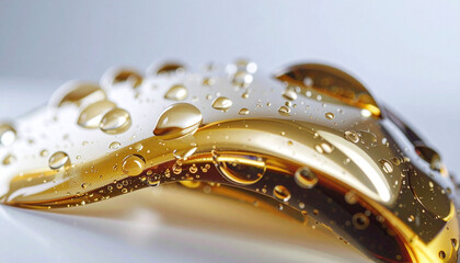gold, glass, metal, golden, water