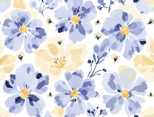 Fototapeta premium seamless floral pattern