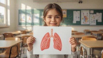 Child Promoting Lung Health Awareness
