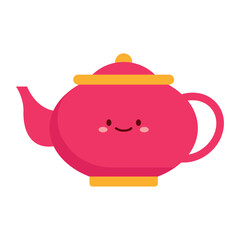 Traditional Chinese Teapot Flat Icon