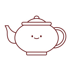 Traditional Chinese Teapot Flat Icon