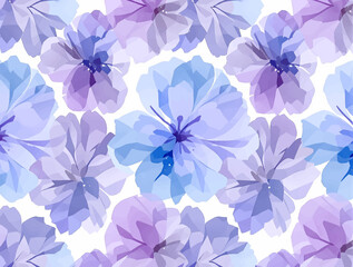 Floral background with flowers