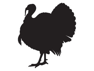 TURKEY BIRD SILHOUETTE