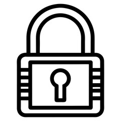 lock icon vector illustration