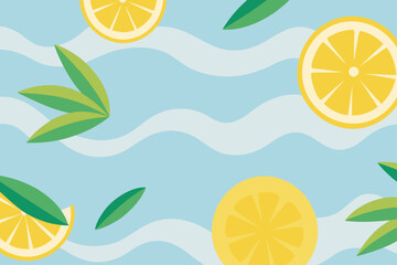 seamless pattern with lemon