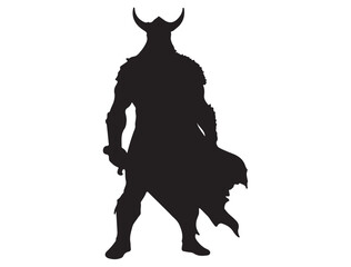 VIKING WARRIOR SILHOUETTE