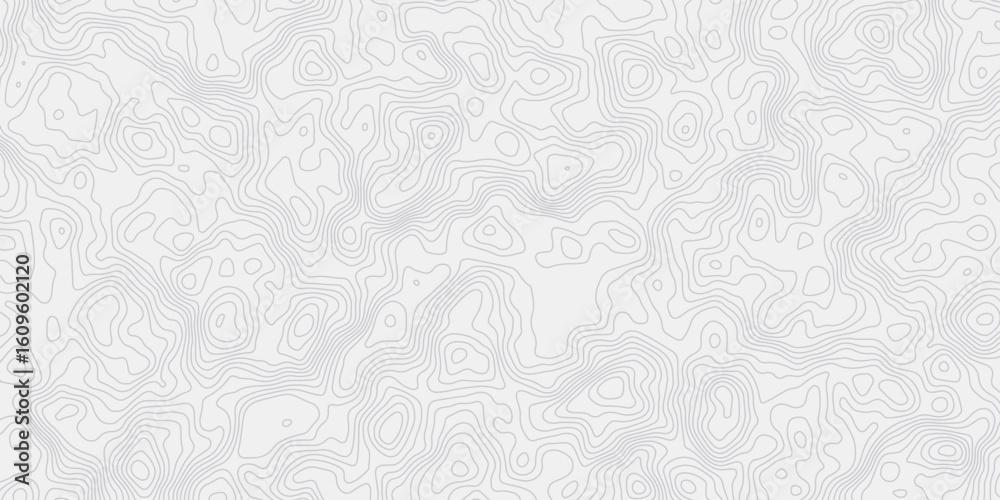 Poster digital wave gray stylezed contour lines creating an abstract topographic map style white background