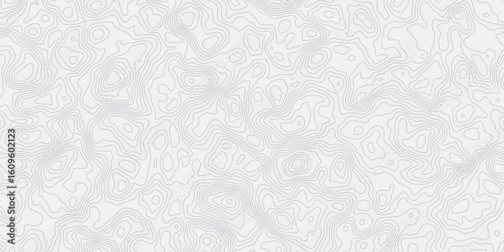Poster digital wave gray stylezed contour lines creating an abstract topographic map style white background